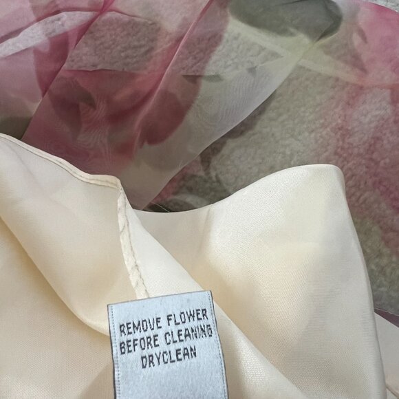 NWT Donna Ricco Floral Strapless Formal Mini Dress 4 Petite - Picture 12 of 12